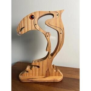 Piggy Bank- Sculptural Wooden Fish